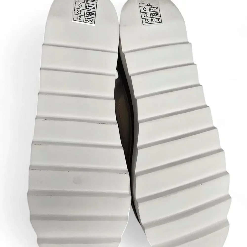 Free people Metallic Platform Slide 8.5
